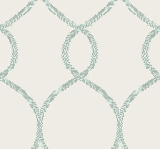 24 Karat Wallpaper KT2238 Laurel Leaf Ogee By Ronald Redding For Dixons Exclusive