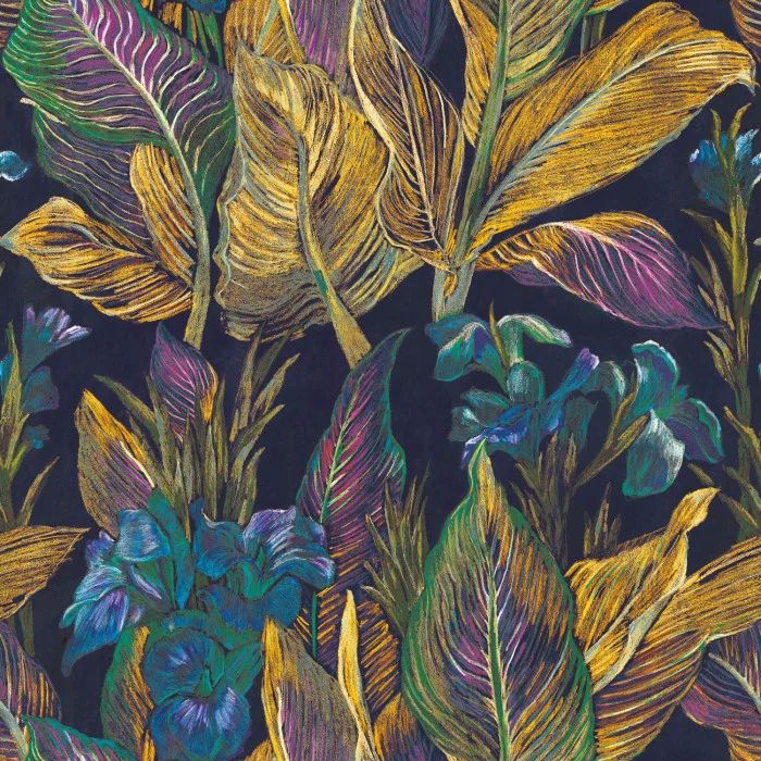 Botanica Wallpaper Panel Iris BOTA85952367 BOTA8595 23 67 By Casadeco