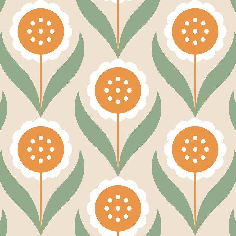 Scandi Florals Make A Wish SFMAKE06 Wallpaper By Scotart