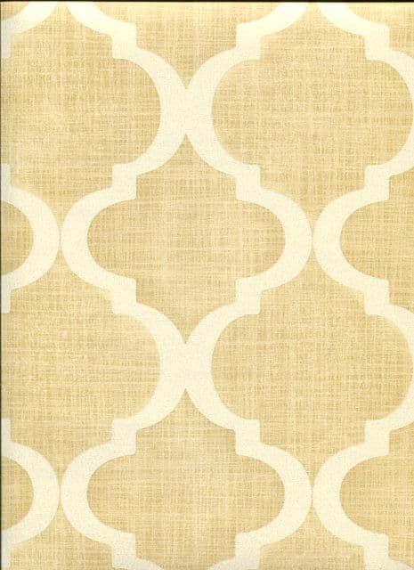 Alhambra Wallpaper Palace Quatrefoil 2618-21352 By Kenneth James For Portfolio