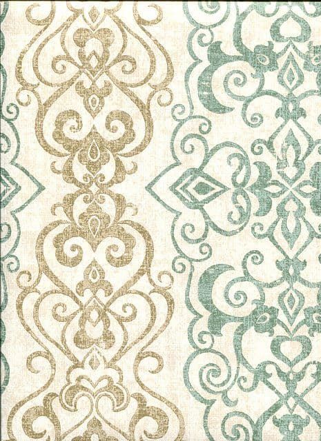 Alhambra Wallpaper Sultan Stripe 2618-21346 By Kenneth James For Portfolio