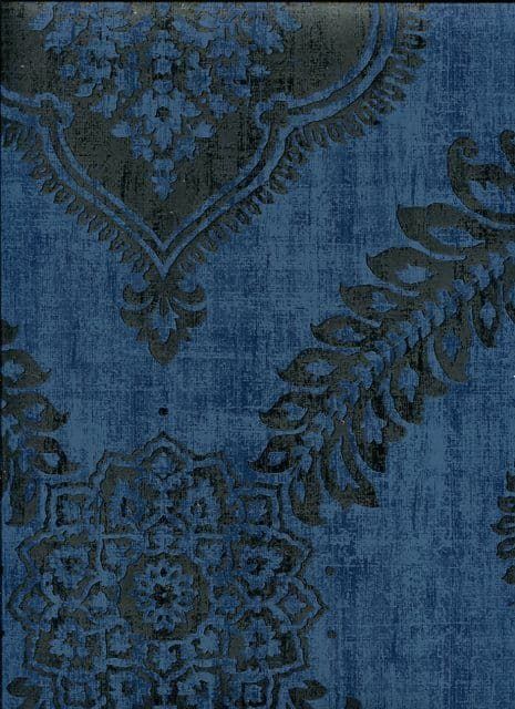 Alhambra Wallpaper Zoraya Damask 2618-21302 By Kenneth James For Portfolio