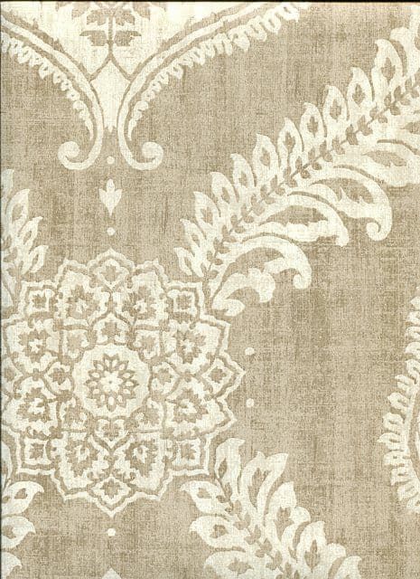 Alhambra Wallpaper Zoraya Damask 2618-21304 By Kenneth James For Portfolio