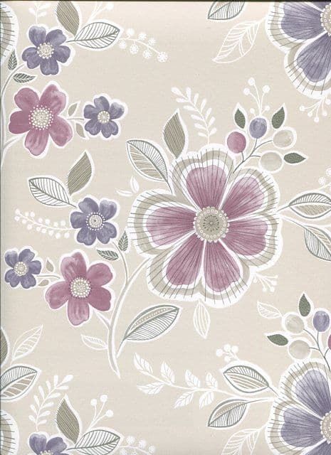 Ami Charming Prints Wallpaper Chloe 2657-22203 By A Street Prints For Brewster Fine Decor