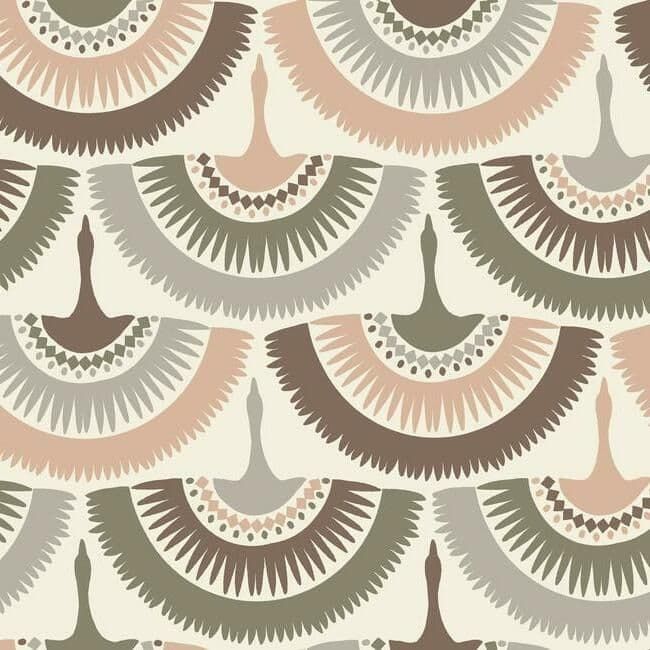 Antonina Vella Boho Luxe Wallpaper BO6641 Feather & Fringe By York Designer Series For Dixons