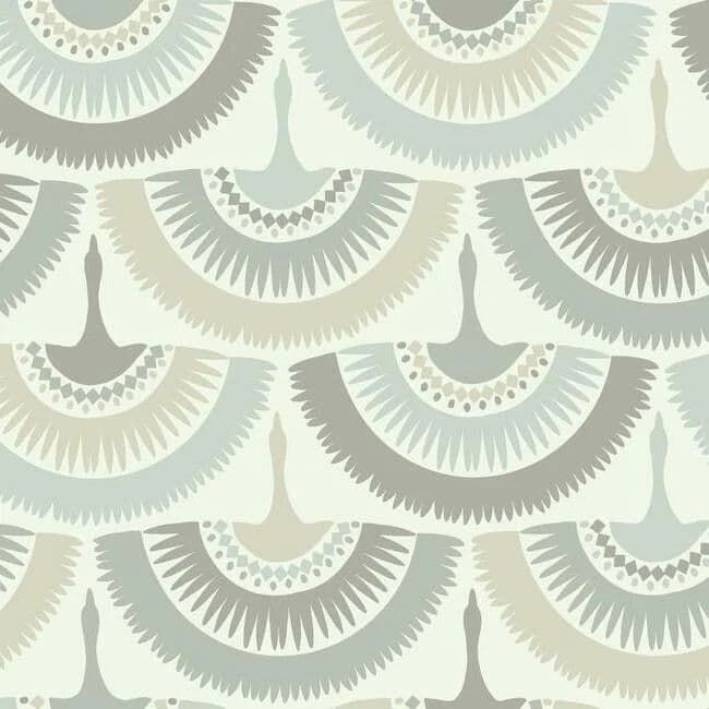 Antonina Vella Boho Luxe Wallpaper BO6643 Feather & Fringe By York Designer Series For Dixons