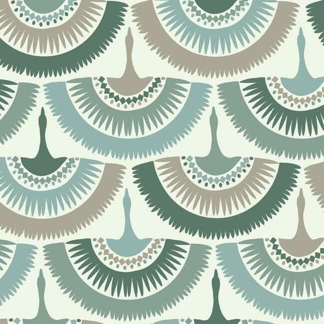 Antonina Vella Boho Luxe Wallpaper BO6644 Feather & Fringe By York Designer Series For Dixons