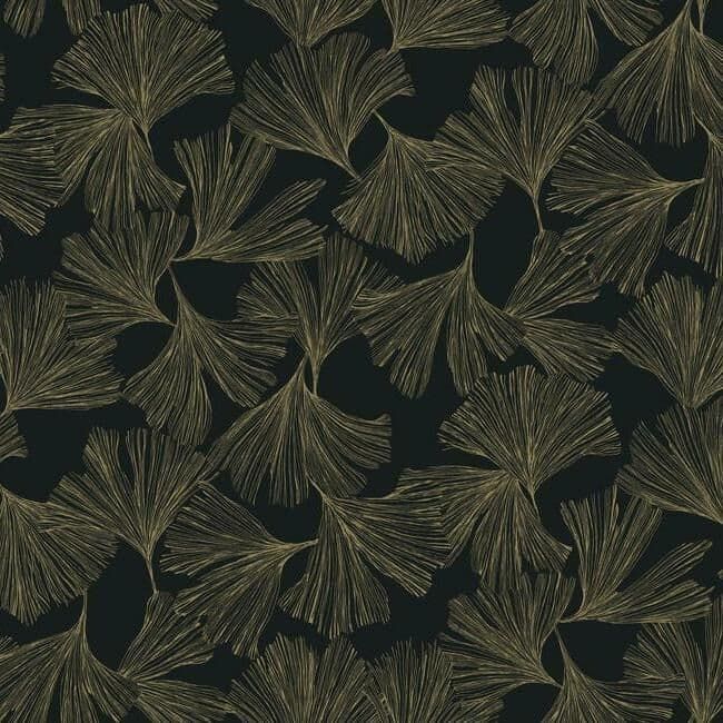 Antonina Vella Dazzling Dimensions Volume II 2 Wallpaper DD3742 Gingko Toss By York Designer Series