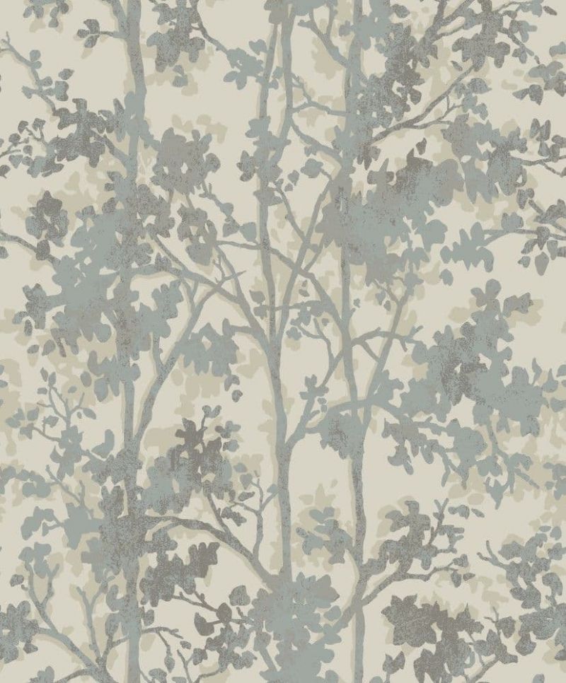 Antonina Vella Modern Metals Second Edition Wallpaper Shimmering Foliage MD7141 By York Designer Ser