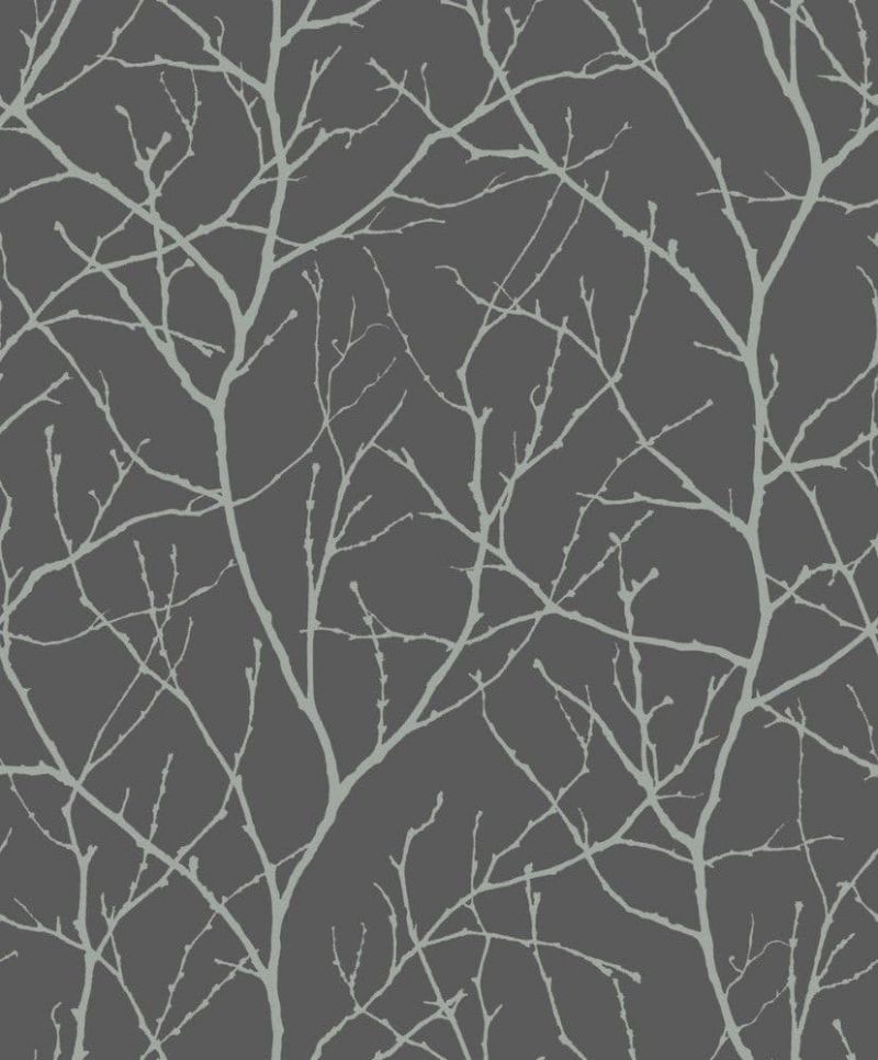 Antonina Vella Modern Metals Second Edition Wallpaper Trees Silhouette MD7125 By York Designer Serie
