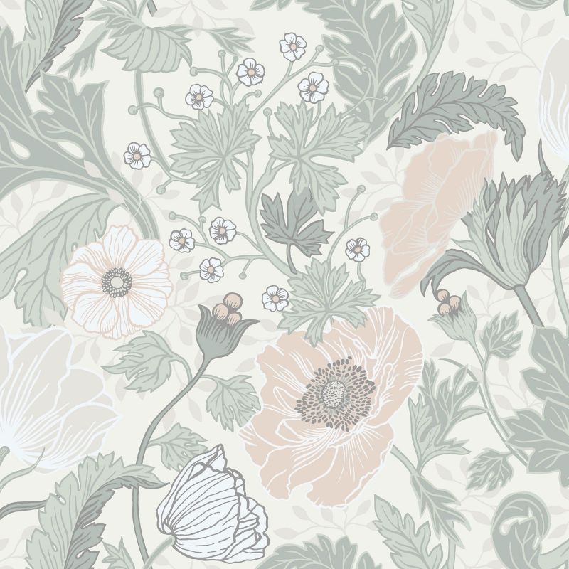 Apelviken Wallpaper Anemone 33000 By Midbec For Galerie