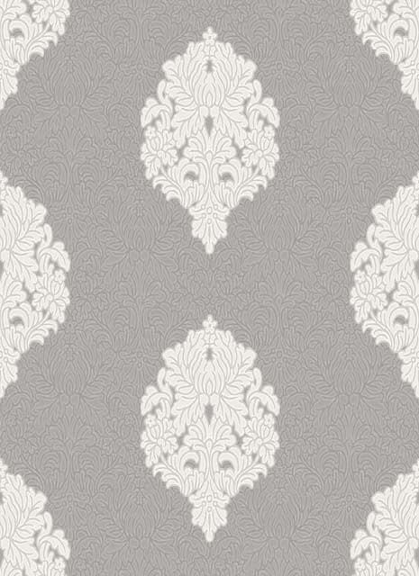 Ariana Floriana Damask Grey Wallpaper 35343 By Ora