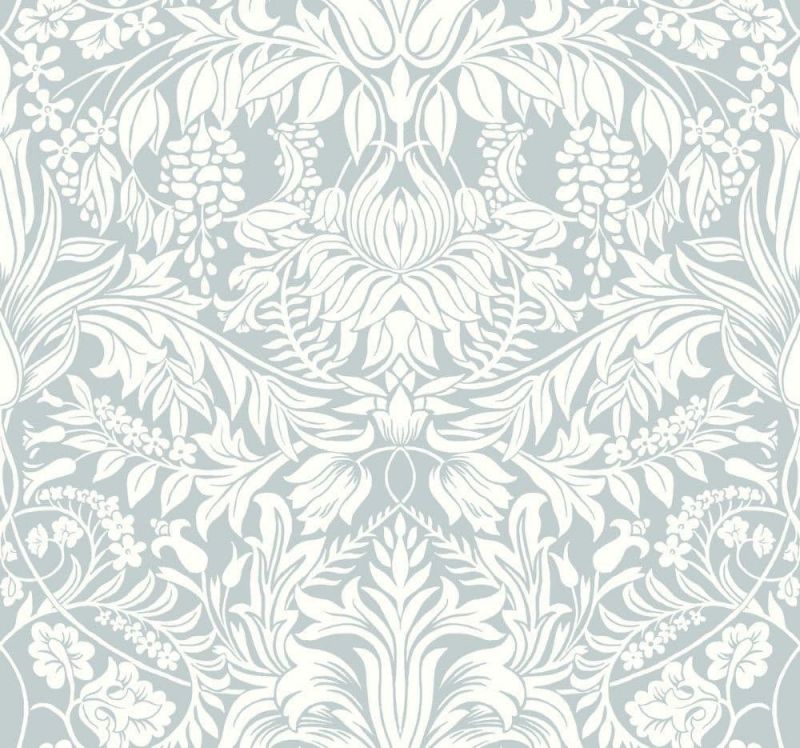 Arts & Crafts Ronald Redding Designs Wallpaper Lockwood Damask AC9192 By York For Dixons