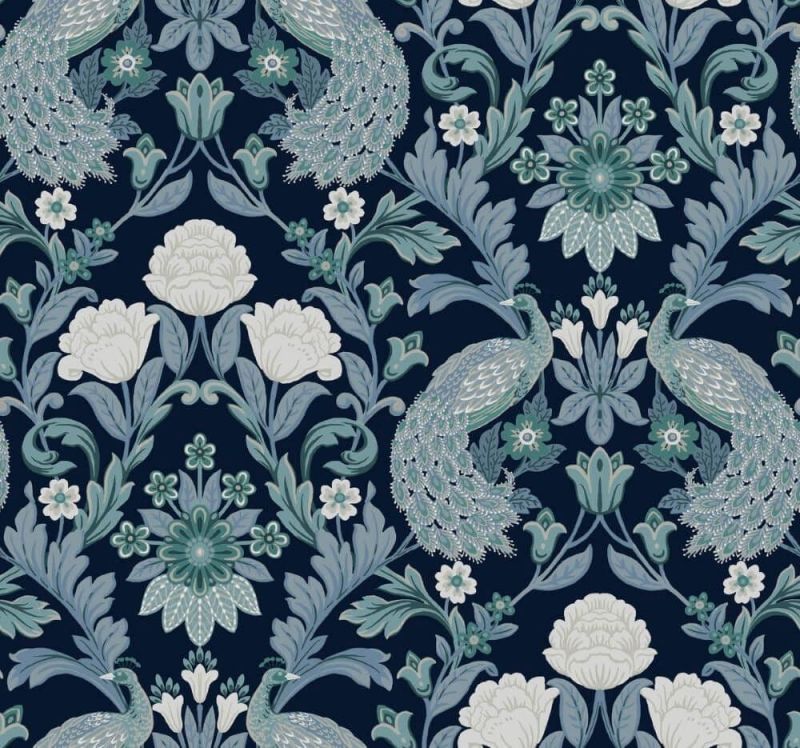 Arts & Crafts Ronald Redding Designs Wallpaper Plume Dynasty AC9103 By York For Dixons