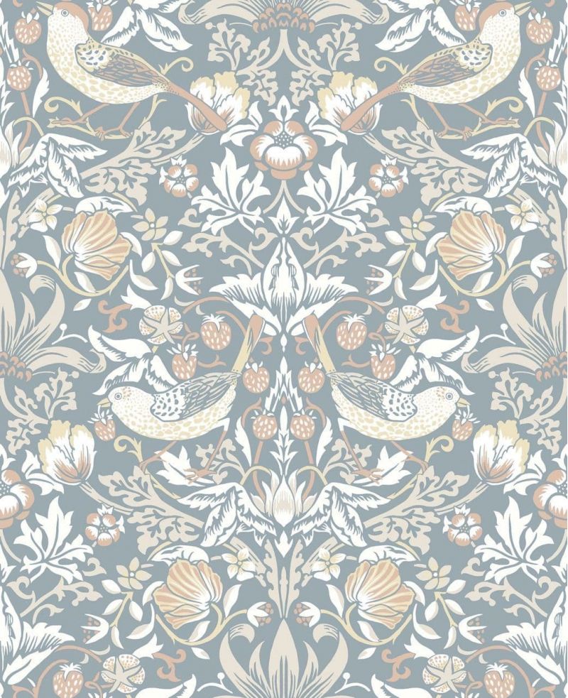 Arts & Crafts Wallpaper Page 4 ET11222 Fragaria Garden By Seabrook Designs For Galerie