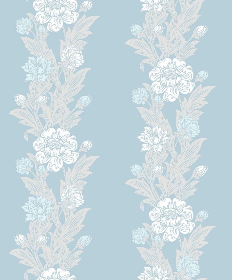Arts & Crafts Wallpaper Page 40 ET12702 Blooming Stripe By Seabrook Designs For Galerie