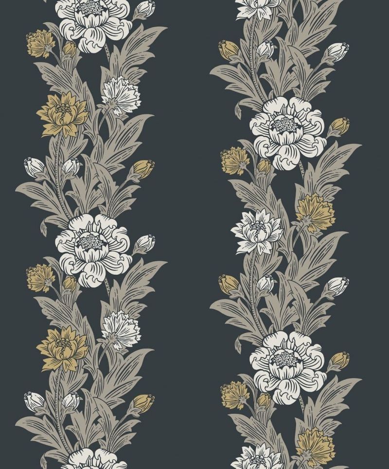 Arts & Crafts Wallpaper Page 41 ET12700 Blooming Stripe By Seabrook Designs For Galerie