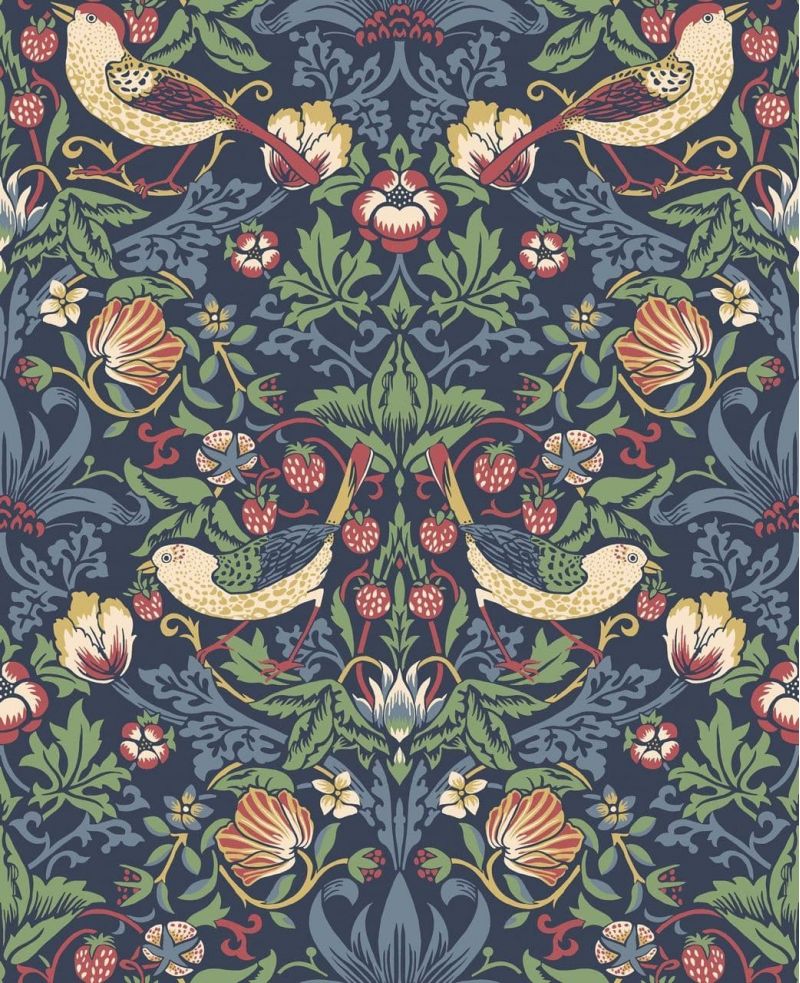 Arts & Crafts Wallpaper Page 6 ET11202 Fragaria Garden By Seabrook Designs For Galerie