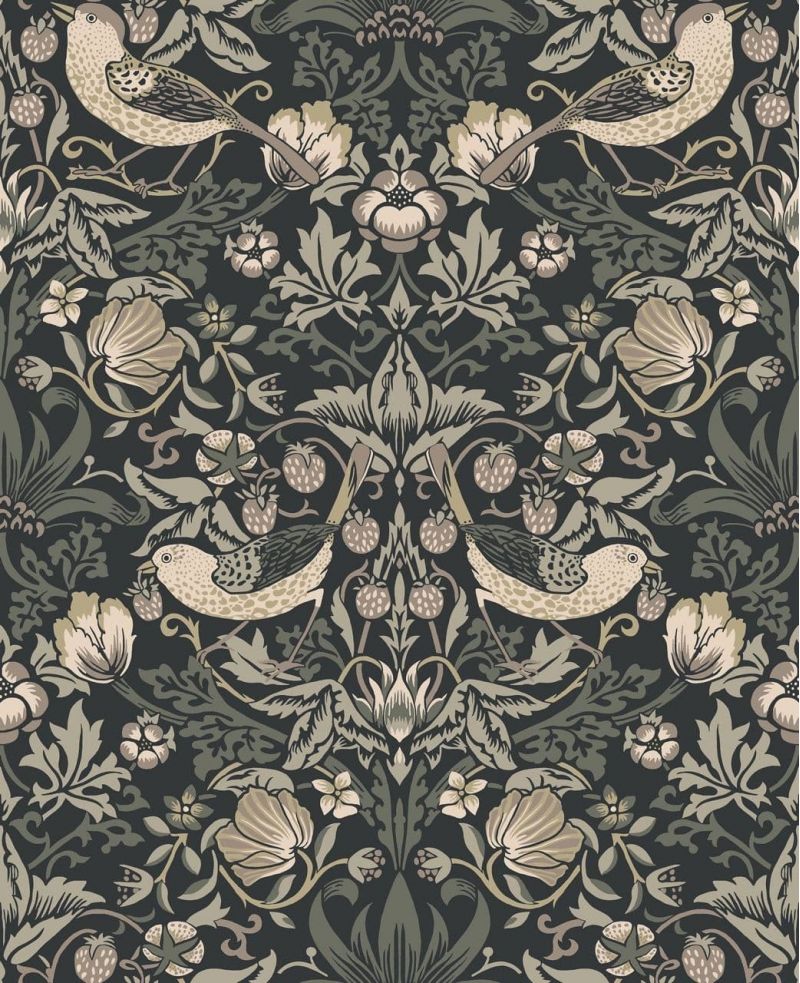 Arts & Crafts Wallpaper Page 7 ET11200 Fragaria Garden By Seabrook Designs For Galerie