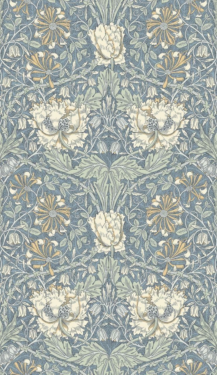 Arts & Crafts Wallpaper Page 8 ET12602 Ogee Flora By Seabrook Designs For Galerie