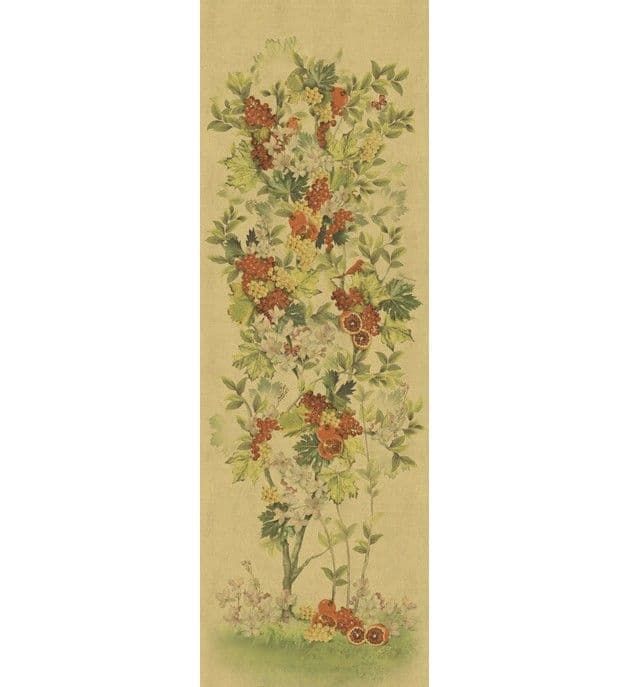 Blumarine Home Collection No. 2 Wallpaper Panel Melograno Dorato BM25237 or 25237 By Emiliana For Colemans