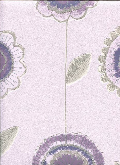 Bohemia Wallpaper Radiance Lavender 20-618 Super Fresco By Graham & Brown