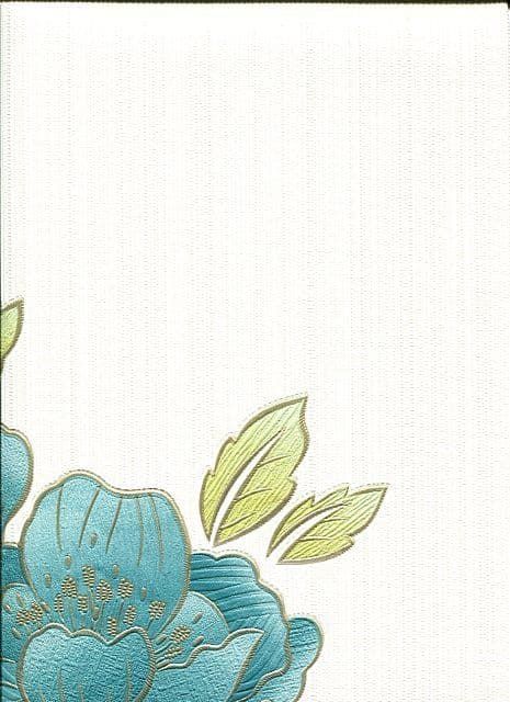 Botanica Wallpaper Lulu Teal 32-468 By Graham & Brown