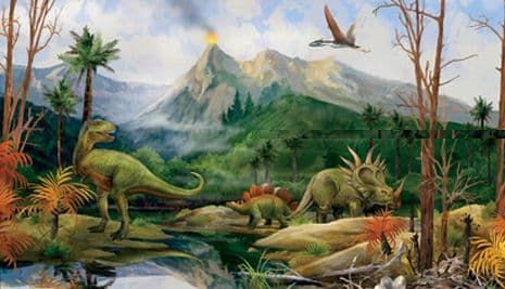 Candice Olson Kids CK7779M Dino Mural By York Wallcoverings