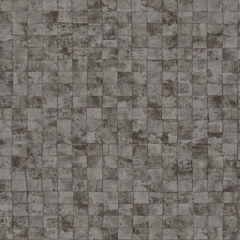 Capri SketchTwenty3 Wallpaper Mosaic Silver/Black CP00716 By Tim Wilman