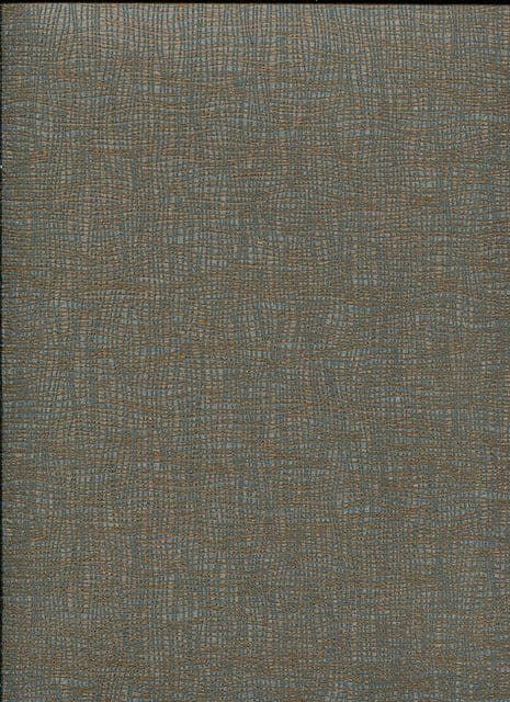 Capri SketchTwenty3 Wallpaper Small String Blue/Copper CP00731 By Tim Wilman