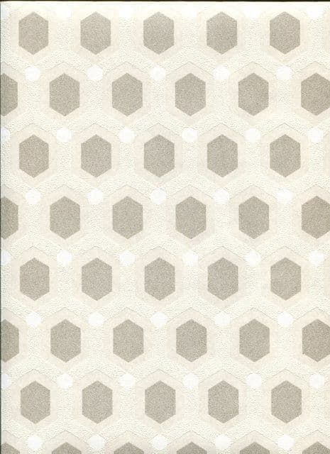 Decadence SketchTwenty3 Wallpaper Honeycombe Beige DC00174 By Tim Wilman