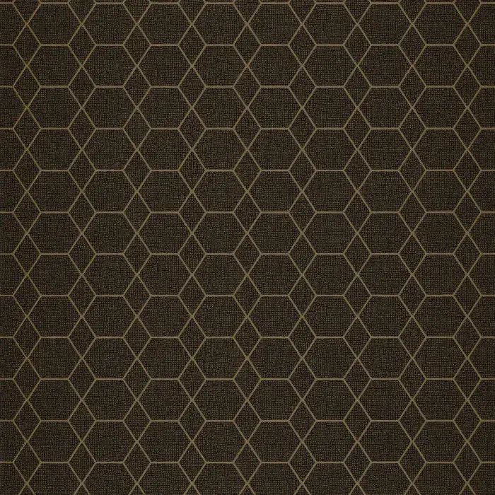 Delta Wallpaper Pytheas Noir/Or A72152754 or A7215 27 54 By Casamance