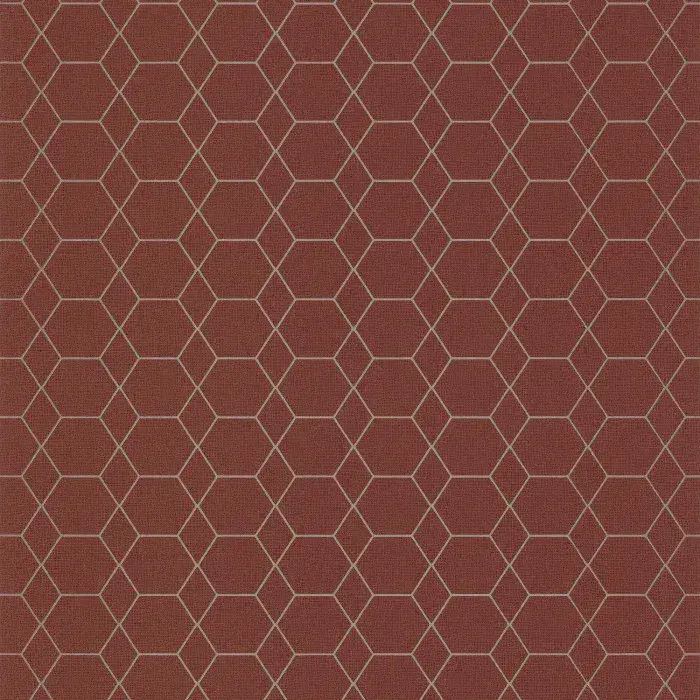 Delta Wallpaper Pytheas Terracotta A72152550 or A7215 25 50 By Casamance