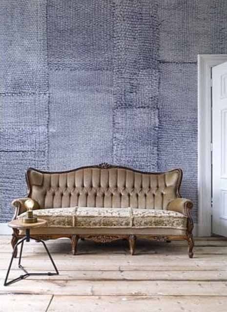 Denim Digital Wall Panel Wallpaper 30705 By BN International For Galerie