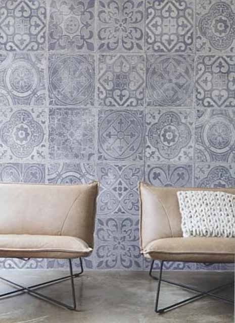 Denim Digital Wall Panel Wallpaper 30711 By BN International For Galerie