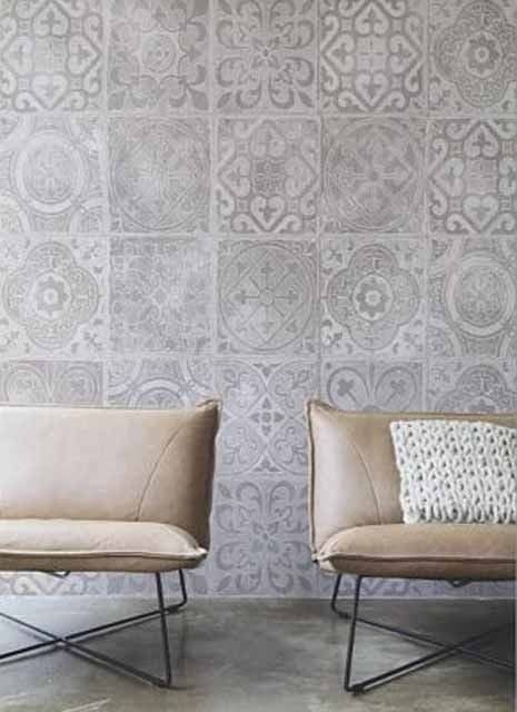 Denim Digital Wall Panel Wallpaper 30714 By BN International For Galerie