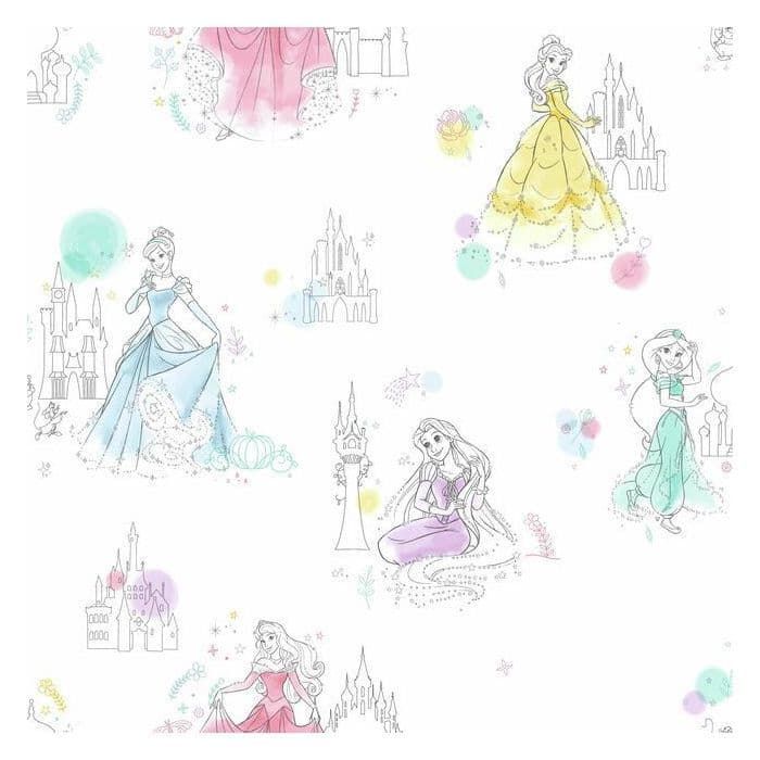 Disney Princess Wallpaper DI0968 By York For Dixons Exclusive