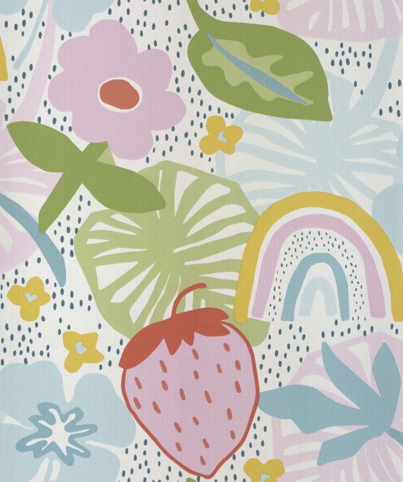 Doodleedo Wallpaper Strawberry Fields 220771 By BN Wallcoverings For Tektura