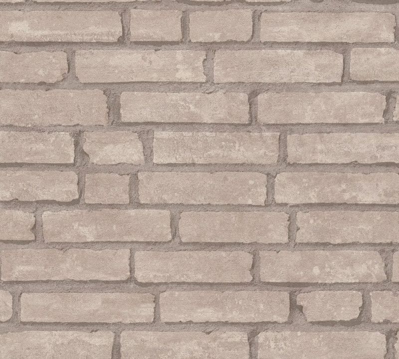 Elements Stone Brick Wallpaper 37747-3 By A S Creation