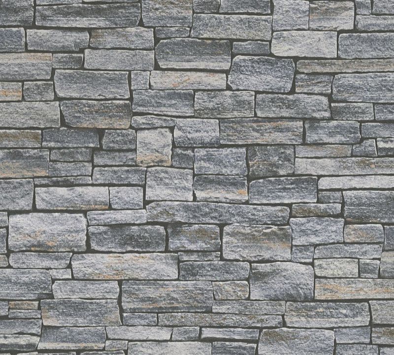 Elements Stone Brick Wallpaper 95871-1 By A S Creation