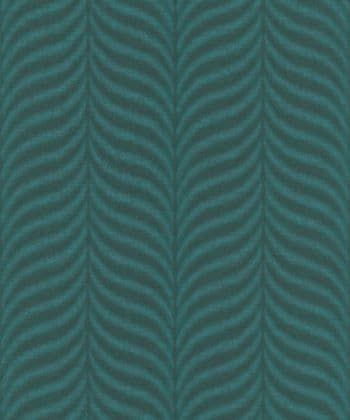 Elementum Wallpaper Organic Feather Teal EE1304 By Grandeco Boutique