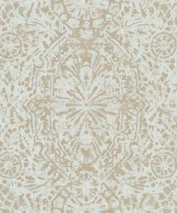 Elementum Wallpaper Zareen Light Teal EE3102 By Grandeco Boutique