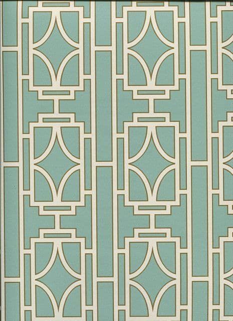 Empress Empire Lattice Wallpaper 2669-21742 By Deacon House for Brewster Fine Decor