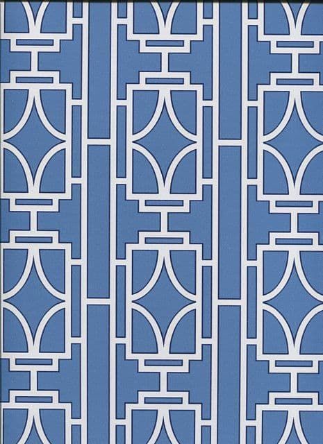 Empress Empire Lattice Wallpaper 2669-21743 By Deacon House for Brewster Fine Decor