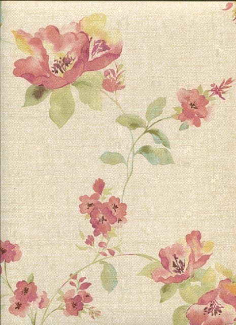 Empress Festival Floral Wallpaper 2669-21763 By Beacon House for Brewster Fine Decor