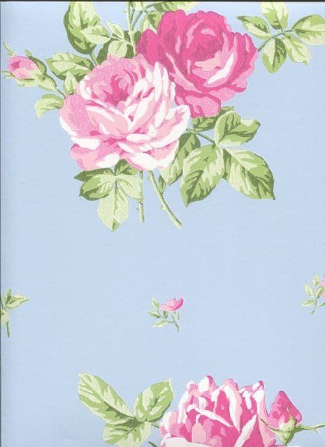 English Florals Wallpaper G34314 By Galerie