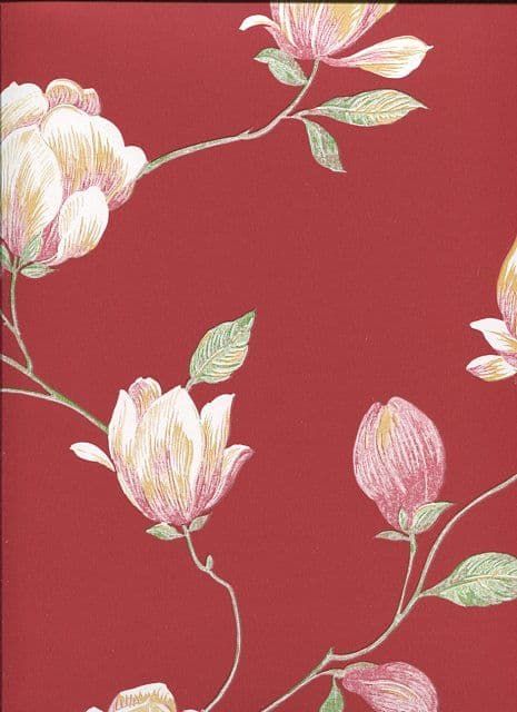 English Florals Wallpaper G34329 By Galerie