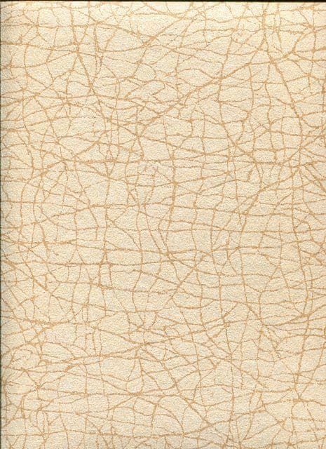 Era Wallpaper ER19014 Plain Crackle Gold By DecoPrint For Galerie