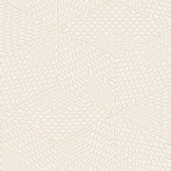 Exclusive Threads Wallpaper Cube Stitch Beige TP422952 By Design ID