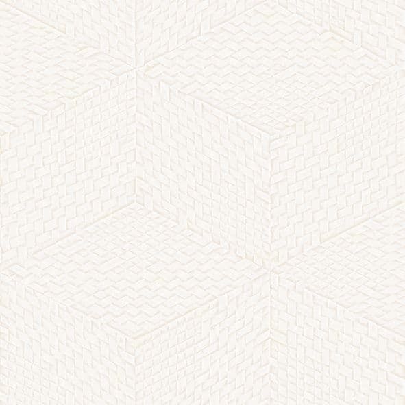 Exclusive Threads Wallpaper Cube Stitch White TP422951 By Design ID